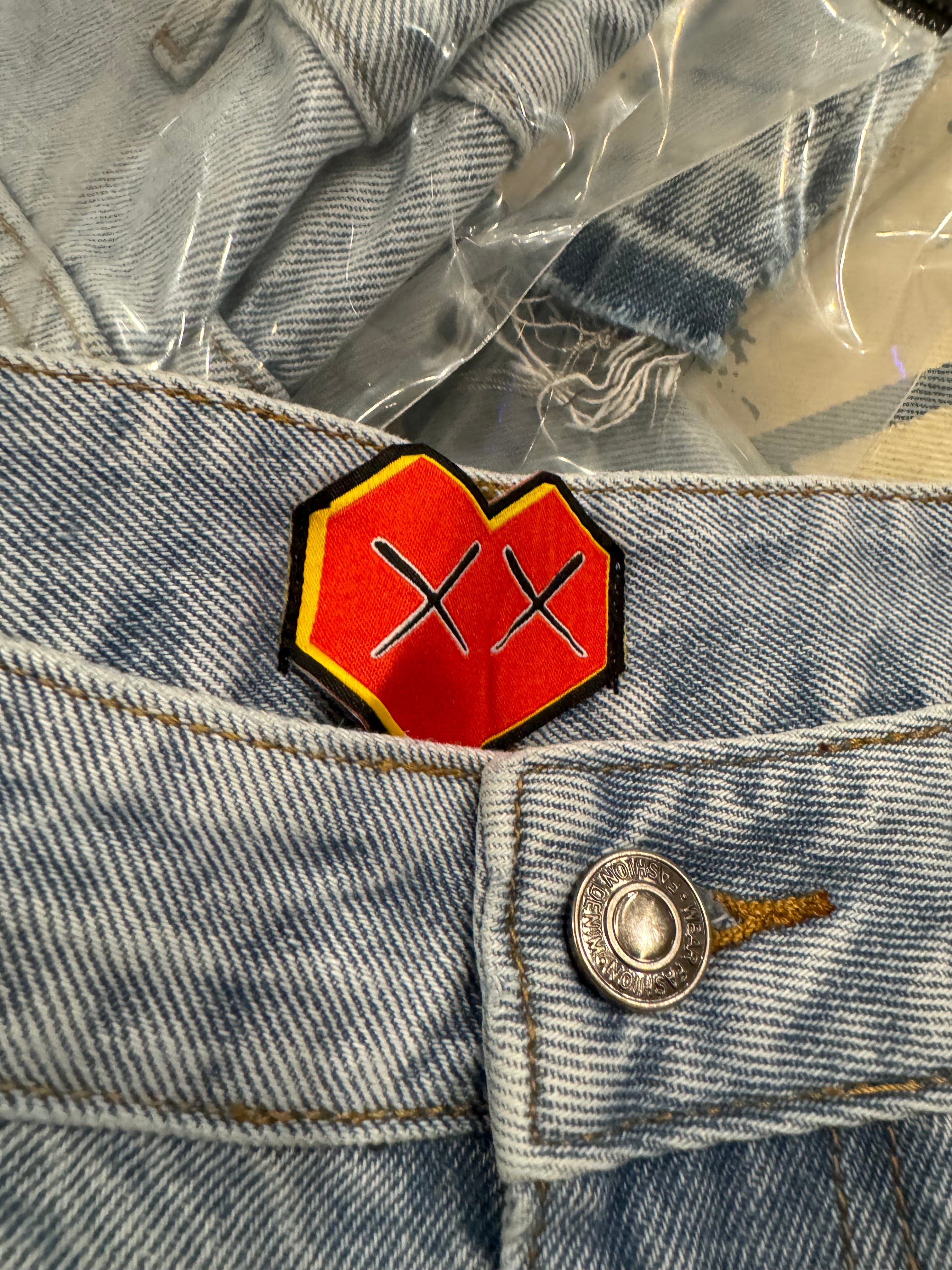 OG Denim Jorts - Raw Edge/Embellished